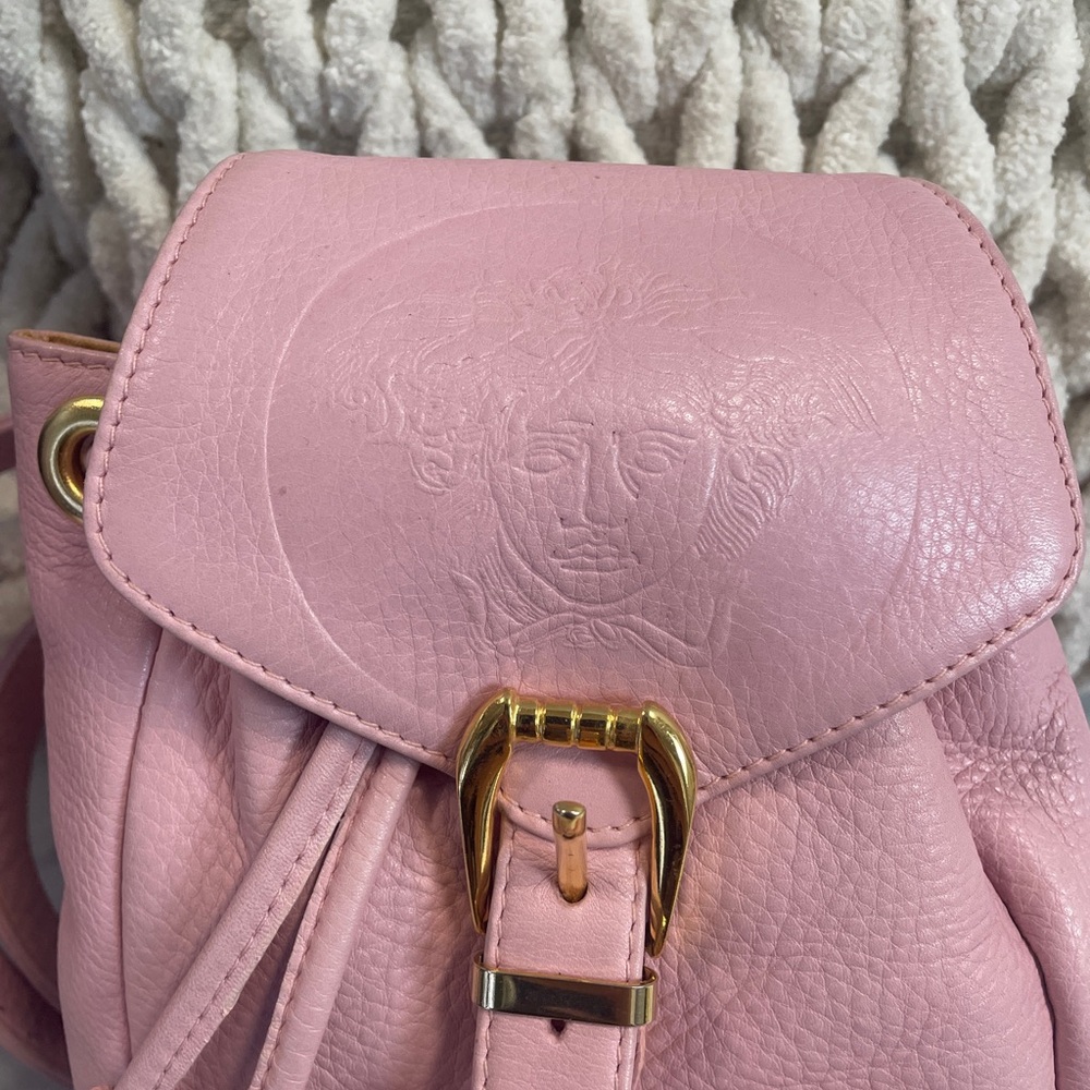 Versace Pink Mini Backpack - Picture 3 of 10